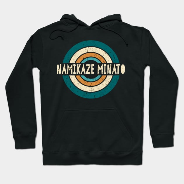 Retro Styles Minato Name Birthday 70s 80s 90s Circle Hoodie by Amir Dorsman Tribal